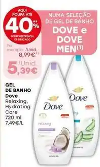 Intermarché Dove - gel de banho promoção