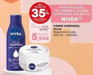 Intermarché Nivea - creme corporal promoção