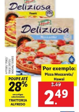 Lidl Trattoria Alfredo promoção