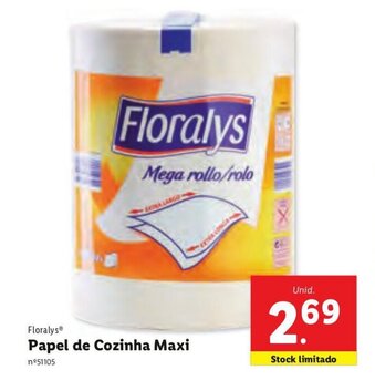 Floralys Papel de Cozinha Maxi