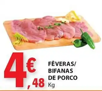 E.Leclerc FÊVERAS/ BIFANAS DE PORCO Kg promoção