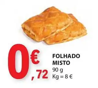 E.Leclerc FOLHADO MISTO 90g promoção