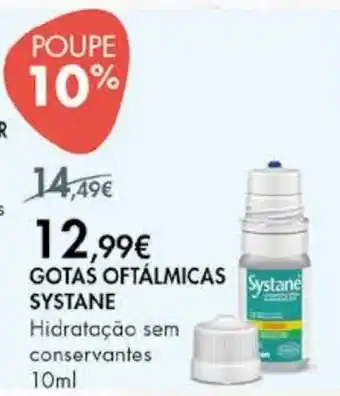 Pingo Doce GOTAS OFTALMICAS SYSTANE Hidratação sem conservantes 10ml promoção