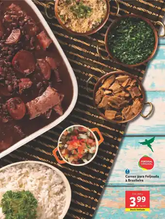 Lidl Carnes para Feijoada á Brasileira 600g promoção