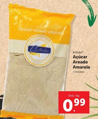 Lidl Belbake Açúcar Areado Amarelo 1kg promoção