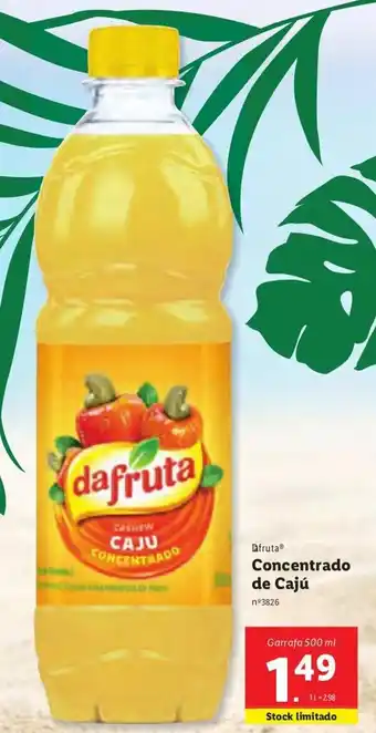Lidl Concenrado de Cajú 500ml promoção