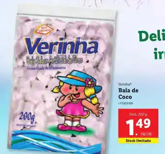 Lidl Bala de Coco 200g promoção