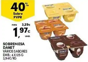 Continente SOBREMESA DANET VÁRIOS SABORES EMB.: 4X125 G promoção