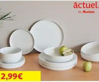 Auchan Actuel - prato sobremesa promoção