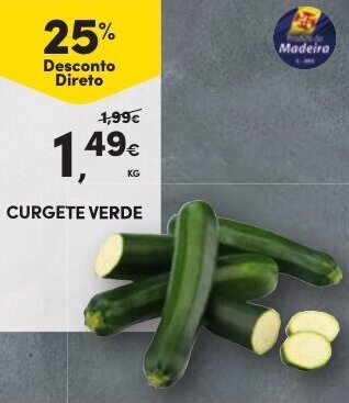 Continente Curgete Verde promoção