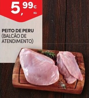 Continente Peito de Peru promoção