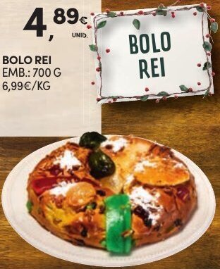 Continente Bolo Rei 700g promoção