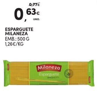 Continente Esparguete Milaneza 500g promoção
