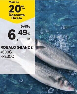 Continente Robalo Grande +600g promoção