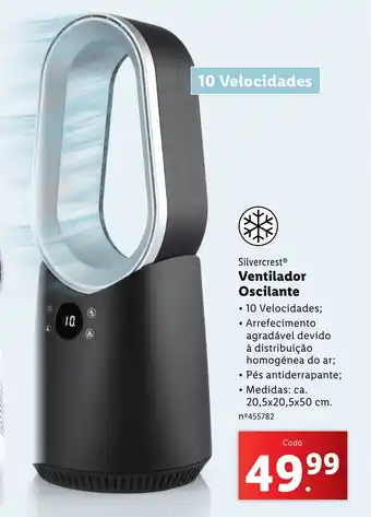 Lidl Silvercrest Ventilador Oscilante promoção
