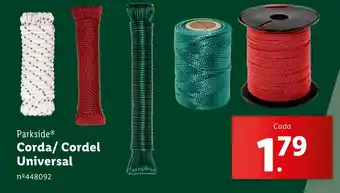 Lidl Parkside Corda/ Cordel Universal promoção
