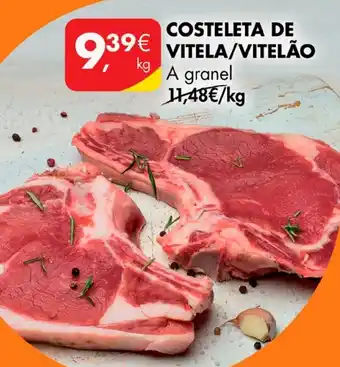 Pingo Doce COSTELETA DE VITELA/VITELÃO A granel kg promoção