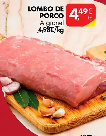 Pingo Doce LOMBO DE PORCO A granel kg promoção