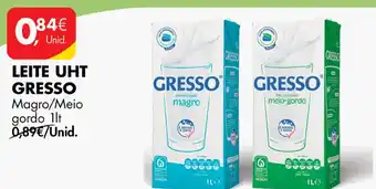 Pingo Doce LEITE UHT GRESSO Magro/Meio gordo 1lt promoção