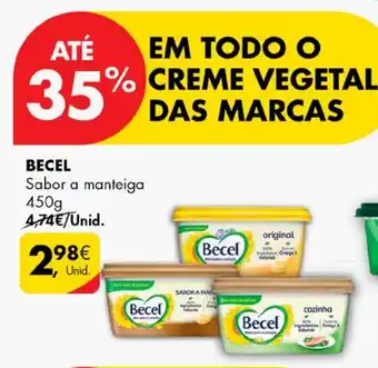 Pingo Doce BECEL Sabor a manteiga 450g promoção