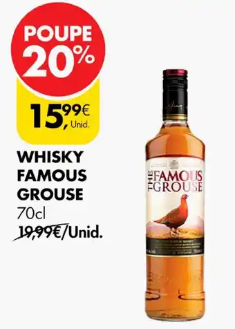Pingo Doce WHISKY FAMOUS GROUSE 70cl promoção
