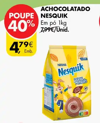 Pingo Doce ACHOCOLATADO NESQUIK Em pó 1kg promoção