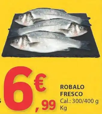 E.Leclerc ROBALO FRESCO Cal.: 300/400 g Kg promoção