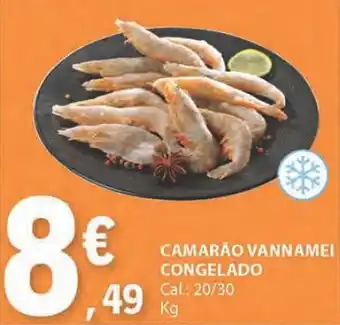 E.Leclerc CAMARÃO VANNAMEI CONGELADO kg promoção