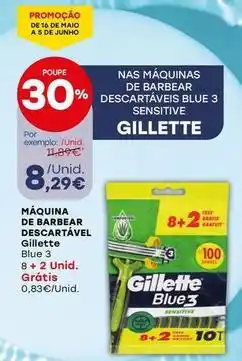 Intermarché Gillette - máquina de barbear descartavel promoção