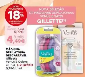 Intermarché Gillette - maquina depilatoria descartavel promoção