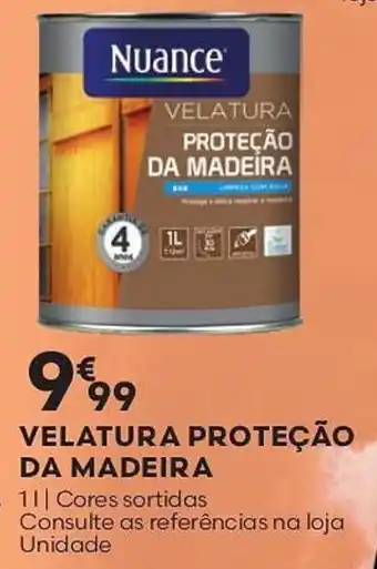 Bricomarché VELATURA PROTEÇÃO DA MADEIRA 1L promoção