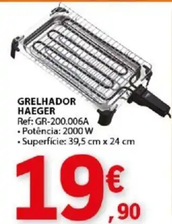 E.Leclerc GRELHADOR HAEGER promoção