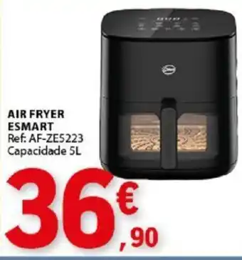 E.Leclerc AIR FRYER ESMART Ref: AF-ZE5223 Capacidade 5L promoção