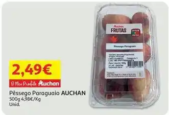 Auchan Auchan - pêssego paraguaio promoção