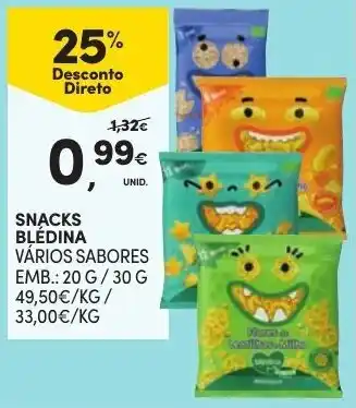 Continente Snack Blédina 20g/30g promoção