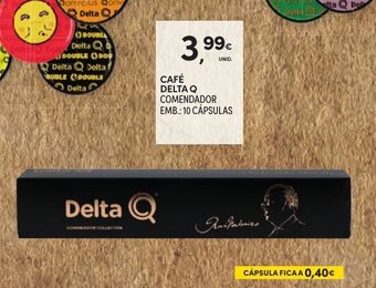 Continente Café Delta Q Comendador 10 cápsulas promoção