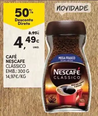 Continente Café Nescafé Clássico 300g promoção