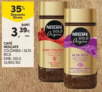Café Nescafé Colômbia/Alta Rica 100g