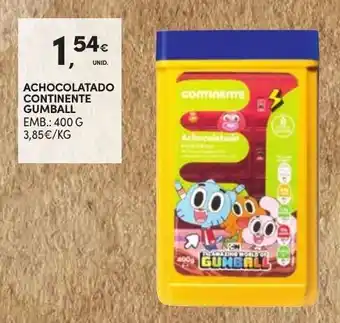 Continente Achocolatado Continente Gumball 400g promoção