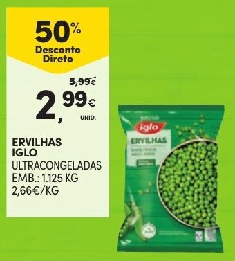 Ervilhas Iglo 1.125kg