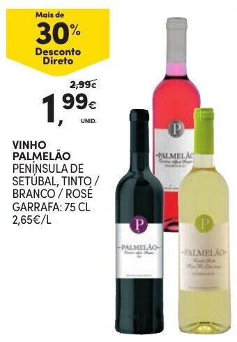 Continente Vinho Palmelão 75cl promoção