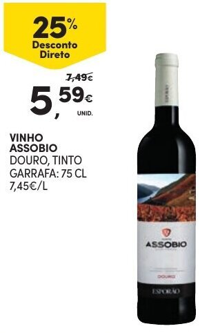 Continente Vinho Assobio 75cl promoção