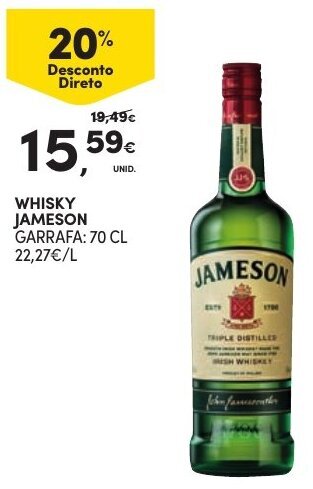 Whisky Jameson 70cl