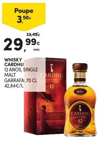Whisky Cardhu 70cl