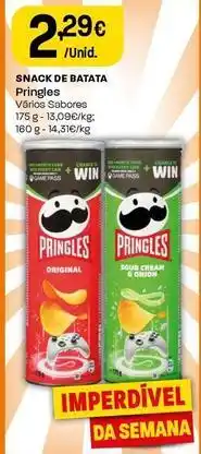 Intermarché Pringles - snack de batata promoção
