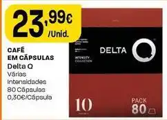 Intermarché Delta q - cafe em cápsulas promoção