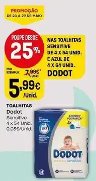 Intermarché Dodot - toalhitas promoção