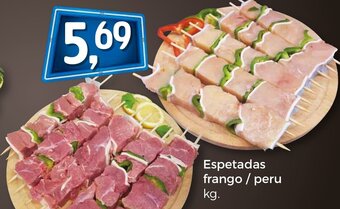 Espetadas Frango/Peru