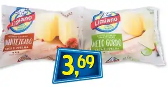 Bolama Queijo Limiano Vaca e Ovelha s/Casca Amanteigado/Meio Gordo 450g promoção