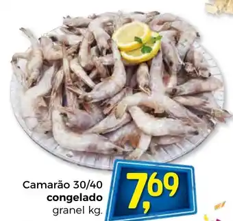 Bolama Camarão 30/40 Congelado Granel promoção